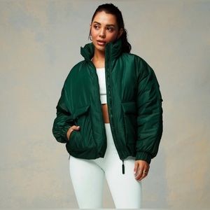 Fabletics 🍀💚☘️Green All Weather Jacket - Sz Small -NWT